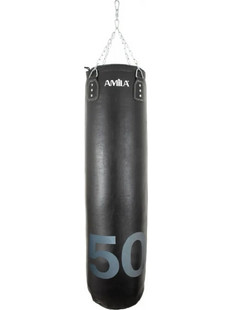 Amila 43849 Σάκος Μποξ Κρεμαστός 50kg 150cm Μαύρος