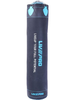 LivePro 8602 Σάκος Μποξ Κρεμαστός 45kg 150cm Μαύρος Γαλάζιος