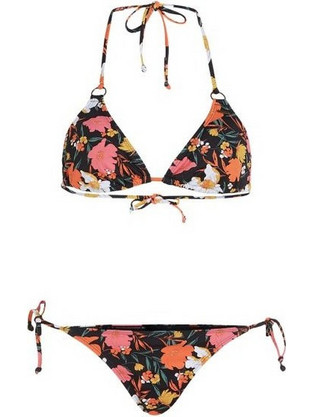 O'Neill Bikini Set Τριγωνάκι Floral Μαύρο Πολύχρωμο 92800613184