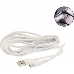 KLGO S-187 USB-A to USB-C 3m White