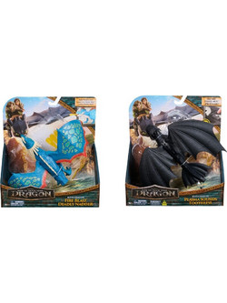 Spin Master How to Train Your Dragon Δράκος Deluxe 2 Σχέδια Φιγούρα Δράσης για 4+ Ετών