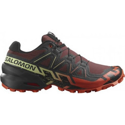 Salomon Speedcross 6 Ανδρικά Ορειβατικά Παπούτσια Αδιάβροχα Gore-Tex Μαύρα Κόκκινα L47581500
