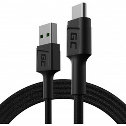 Green Cell KABGC22 USB-A to USB-C 1.2m Black 5907813963544