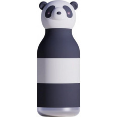 Asobu Bestie Panda Παιδικό Παγούρι Θερμός Ανοξείδωτο BPA Free Μαύρο Λευκό 475ml