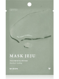 Mizon Joyful Time Jeju Heartleaf Sheet Μάσκα Προσώπου για Αντιγήρανση & Ενυδάτωση 23gr