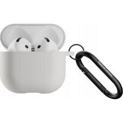 Native Union Active Θήκη Σιλικόνης με Γάντζο για Apple AirPods 4 Γκρι
