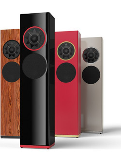 Manger Audio p2 Ζεύγος Ηχείων Hi-Fi Δαπέδου 200W 2 Δρόμων Veneer finish