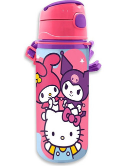 Kids Licensing Hello Kitty and Friends Παιδικό Παγούρι Αλουμινίου Πολύχρωμο 600ml