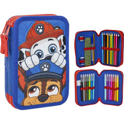 Cerda Paw Patrol Κασετίνα Γεμάτη με 2 Θήκες Μπλε 2700001136