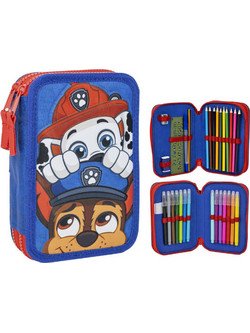 Cerda Paw Patrol Κασετίνα Γεμάτη με 2 Θήκες Μπλε 2700001136