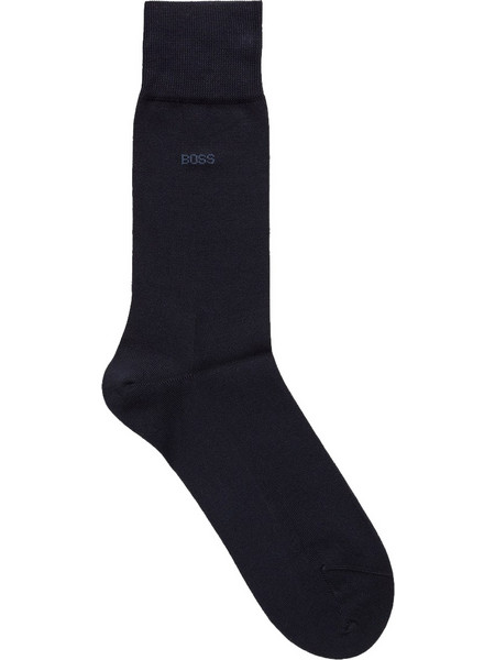 Hugo Boss George Βαμβακερές Ανδρικές Κάλτσες Ψηλές Navy Μπλε 50469837-401
