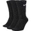 Nike Everyday Ανδρικές Κάλτσες Ψηλές Μαύρες 3Pack SX7676-010