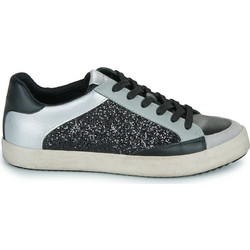 Geox Blomiee Γυναικεία Sneakers Ασημί Μαύρα D466HI054EWC9999