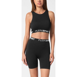Philipp Plein Αθλητικό Μπουστάκι με Μέτρια Στήριξη Μαύρο WJU0084-STE003N-2