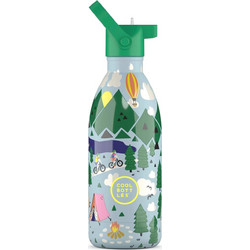Cool Bottles Περιπέτεια στη Φύση Παιδικό Παγούρι Ανοξείδωτο Πολύχρωμο 500ml