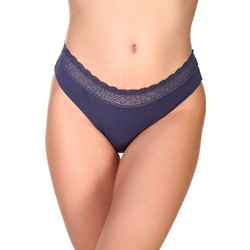 Triumph Feel of Modal Γυναικείο Slip με Δαντέλα Navy Μπλε 10214403-00JO