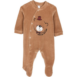 Dreams Mr Cute Bear Φορμάκι Μακρυμάνικo για Αγόρι Βελουτέ Καφέ 2572201-1