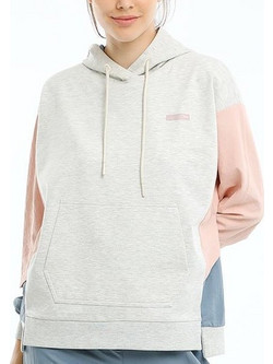 Maraton Γυναικείο Φούτερ Oversized με Κουκούλα & Τσέπες Εκρού MWSS2221169SWS002