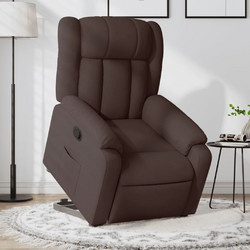 vidaXL Πολυθρόνα Relax με Υποπόδιο Ανακλινόμενη Καφέ 3205321