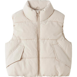 Name It Αμάνικο Παιδικό Μπουφάν Χειμωνιάτικο Puffer Μπεζ 13241675