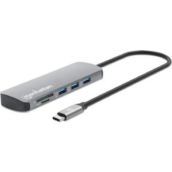 Manhattan 190459 USB-C Docking Station με DisplayPort / HDMI PD Ethernet