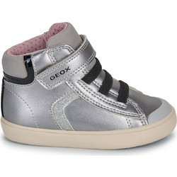 Geox Παιδικά Sneakers Μποτάκια Ασημί Ροζ B461MA0AJ02C1363