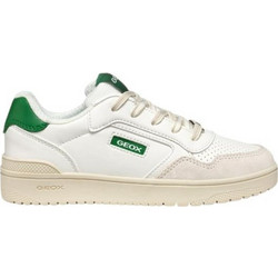 Geox Παιδικά Sneakers Λευκά Πράσινα J55LQD05422C0547