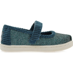 Toms Mary Jane Παιδικές Μπαλαρίνες Δερματίνη με Σκρατς Πετρόλ 10012567