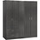 HomeMarkt Πεντάφυλλη Ντουλάπα Ρούχων Caesar Zebrano 150x42.5x181cm HM21234.01