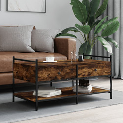 vidaXL Τραπεζάκι Σαλονιού Ορθογώνιο MDF Μ99xΠ50xΥ50cm 833962