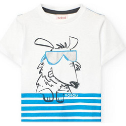 Boboli Παιδικό T-Shirt Κοντομάνικο Λευκό 391014-1100