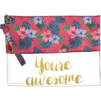 You're Awesome 1237134 Γυναικείο Νεσεσέρ Παραλίας 29x22cm Διαφανές