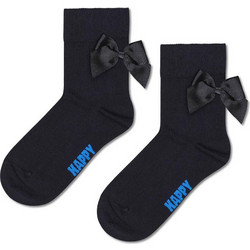 Happy Socks Bow Βαμβακερές Γυναικείες Κάλτσες Κοντές Μαύρες P003128-1000