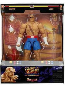 Jada Street Fighter Sagat Φιγούρα Δράσης για 13+ Ετών 19cm