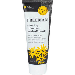 Freeman A Fresh Glow Κρεμώδης Μαύρη Μάσκα Προσώπου για Καθαρισμό & Λάμψη 89ml