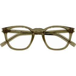 Saint Laurent SL28 006 Ανδρικός Σκελετός Γυαλιών Οράσεως Κοκάλινος Καφέ