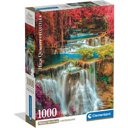 Puzzle Clementoni High Quality Collection Χρωματιστοί Ταϊλανδέζικοι Καταρράκτες 1000 Κομμάτια