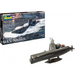 Revell U.S.S. Nautilus Συναρμολογούμενο Πλαστικό Μοντέλο Υποβρυχίου 1:305