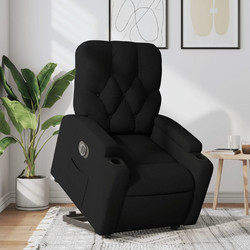 vidaXL Πολυθρόνα Relax Ανακλινόμενη Μαύρη 3204736