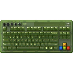 8bitdo Retro 108 Xbox Edition Ασύρματο Μηχανικό Gaming Πληκτρολόγιο TenKeyLess με Kailh Jellyfish X Διακόπτες RGB Green