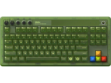 8bitdo Retro 108 Xbox Edition Ασύρματο Μηχανικό Gaming Πληκτρολόγιο TenKeyLess με Kailh Jellyfish X Διακόπτες RGB Green
