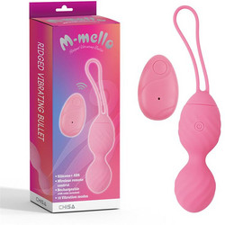 Chisa Novelties M-mello Huevo Vibrator Δονητής Egg για Ζευγάρια με Τηλεχειριστήριο Ροζ