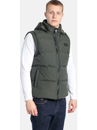 Paco & Co Αμάνικο Ανδρικό Μπουφάν Puffer 2598222
