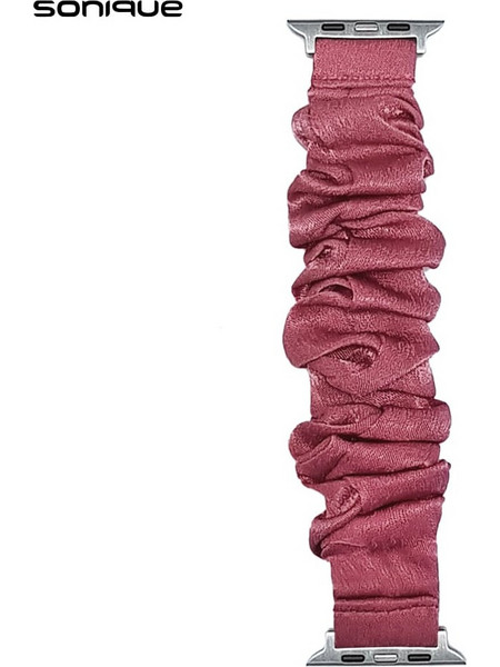 Sonique Scruncie Λουράκι Υφασμάτινο Rust Pink (Apple Watch 38 / 40 / 41mm)