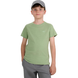 4F Παιδικό T-Shirt Κοντομάνικο Πράσινο Mint 4FJWAW25TTSHM2399-47S