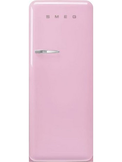 Smeg FAB28RPK6 Retro Μονόπορτο Ψυγείο 270lt Υ153xΠ60.1xΒ72.8cm Ροζ