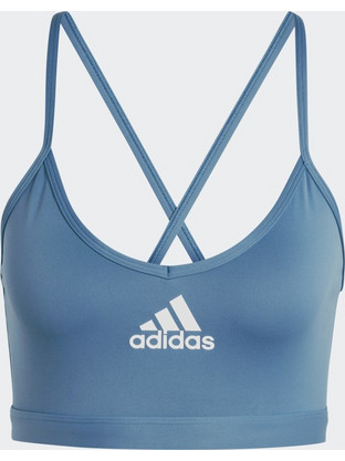Adidas Aeroreact Training Αθλητικό Μπουστάκι με Χαμηλή Στήριξη Γαλάζιο HR2888