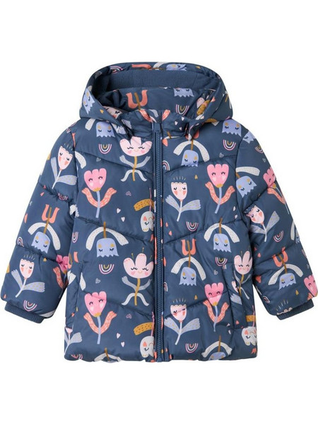 Name It Παιδικό Μπουφάν Χειμωνιάτικο Puffer Αντιανεμικό Navy Μπλε 13243669