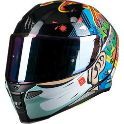 MT Revenge 2 A1 Gloss Pearl Black Κράνος Μηχανής Full Face 1450gr
