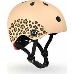 Scoot & Ride Παιδικό Κράνος Ποδηλάτου Πόλης / BMX / Dirt με Led Leopard